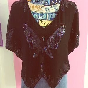 Free people butterfly crop top